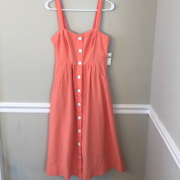 Anthropologie Dresses & Skirts - NWT Anthropologie Maeve Coral Sundress w/ buttons